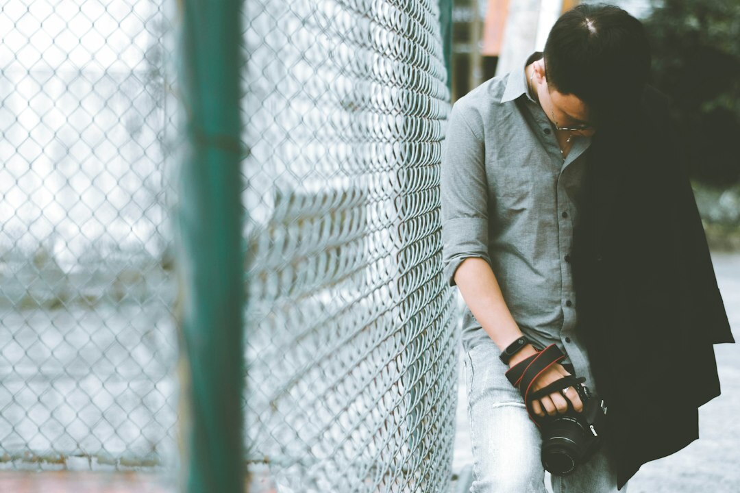 person breaking emotional barriers